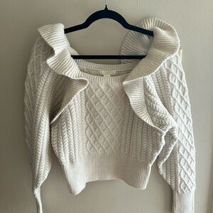 H&M Sweater with Ruffle Detail
